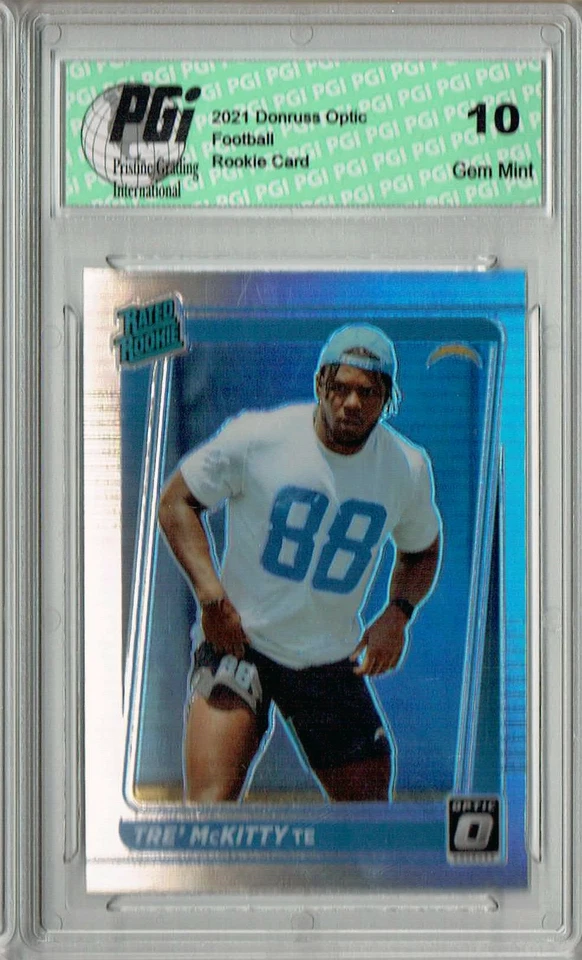Tre' McKitty 2021 Donruss #P-304 Optic Preview Holo Rookie Card PGI 10 - Image 1 of 1
