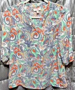 GIANNI BINI GIRLS SHIRT MULTICOLOR SIZE X-LARGE - Picture 1 of 3