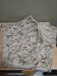 U.S.M.C. DESERT MARPAT CAMOUFLAGE TROUSERS 32 X-SHORT EA INDUSTRIES #2 - Picture 1 of 6
