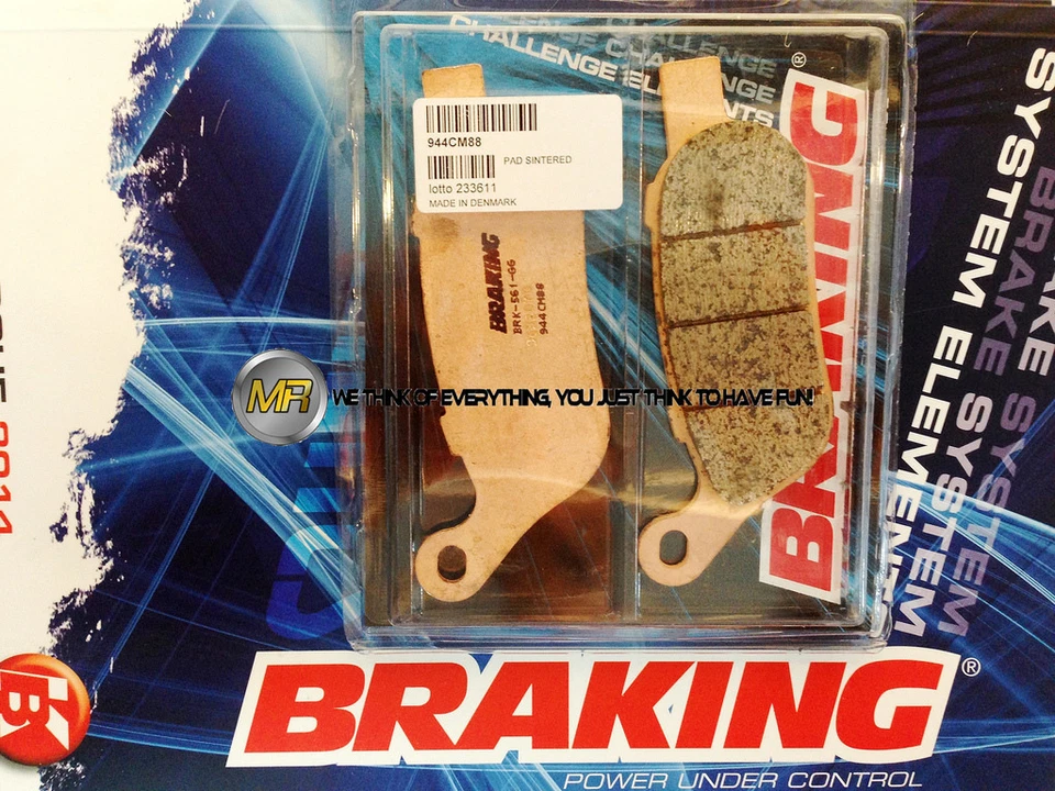 HARLEY DAVIDSON FLSTB SOFTAIL OSSOS CRUZADOS 1584 2010 10 PASTILHAS DE FREIO TRASEIRAS SINTERIZADAS - Imagem 1 de 1