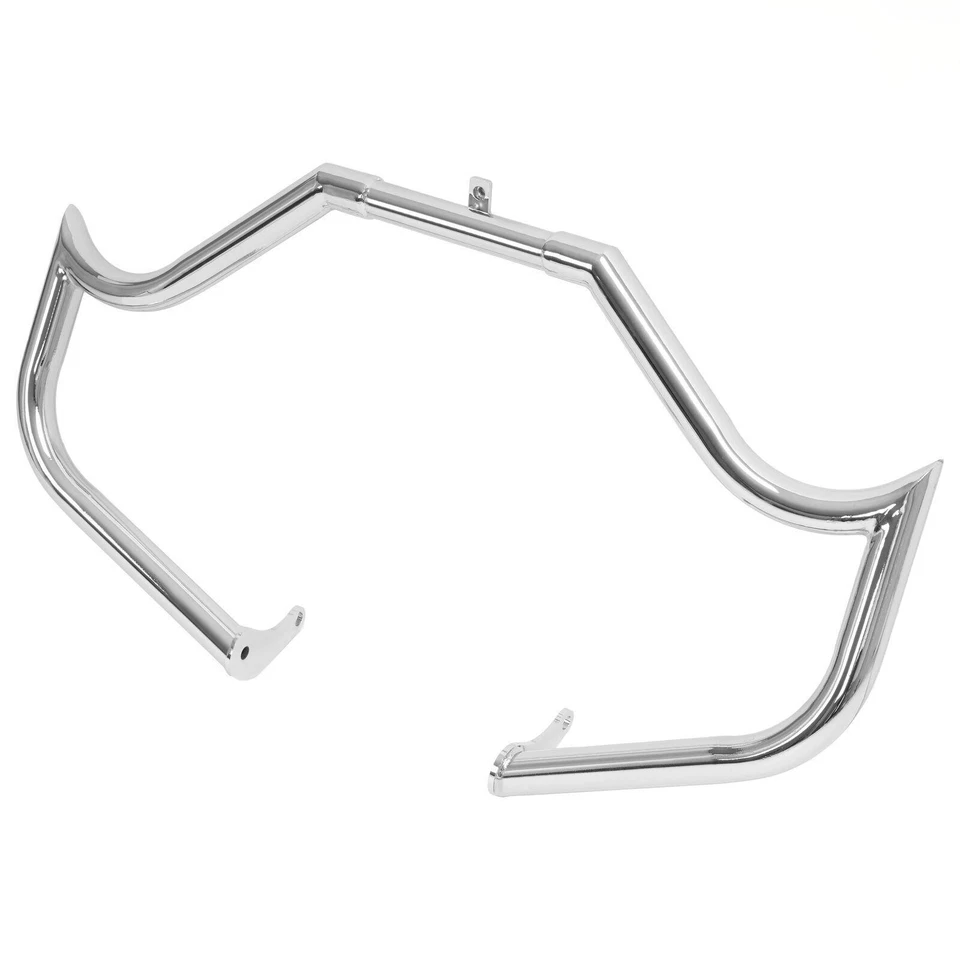 Protector de motor de barra de choque cromada para Harley Touring Street Glide Road King 1997-UP Foto 1 de 4