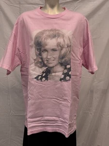 Alstyle Adult Vintage 90s Tammy Wynette Graphic Printed T-Shirt Size XL Pink - Picture 1 of 8