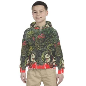 Kids Hoodie Zombie Design Hoodie Unisex For Children - Picture 1 of 4
