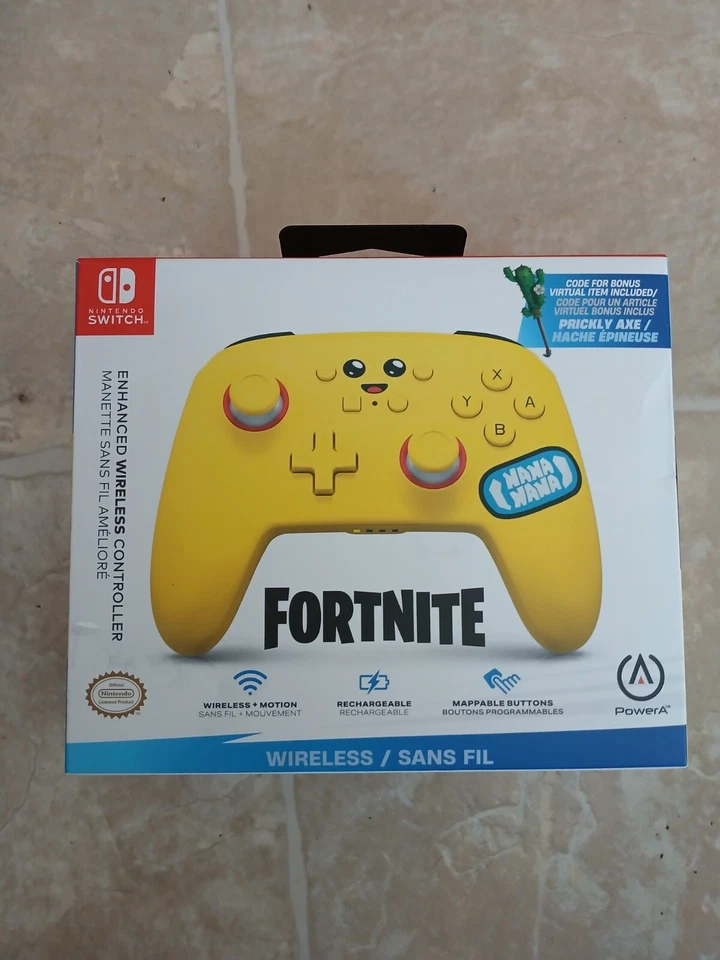 Brand New Fortnite Peely Enhanced Wireless Controller For Nintendo Switch-NoCODE - Image 1 of 4