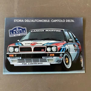 Depliant catalogo brochure Lancia Delta Integrale Martini edizione limitata 1990 - Imagen 1 de 6