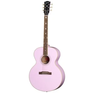 New Epiphone J-180 LS (Pink) 779838 Acoustic Guitar - Picture 1 of 6