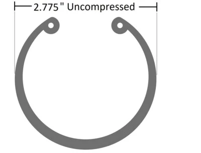 GENERIC SR 300-250 - 2-1/2“ Internal Snap Ring - Tru-Arc Type 2.775'' Uncompressed