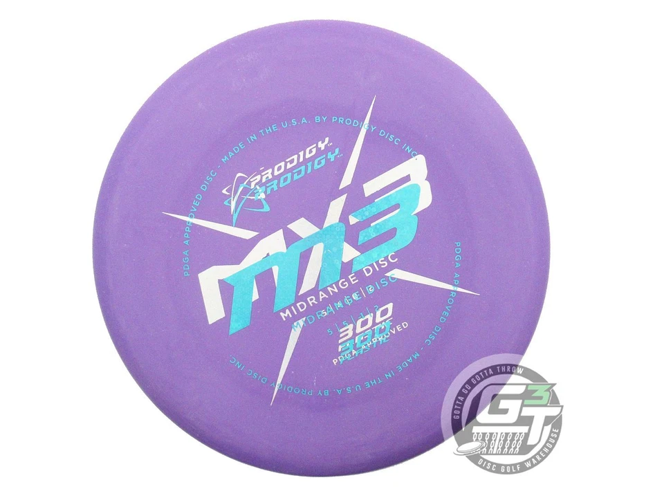 NEW Prodigy Discs X-OUT 300 M3 178g Purple Midrange Golf Disc - Image 1 of 1