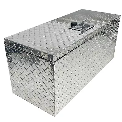 AB TOOLS Trailer Truck Aluminium Lockable Tool Box Chest Locker Storage Small 25"x9"x9"