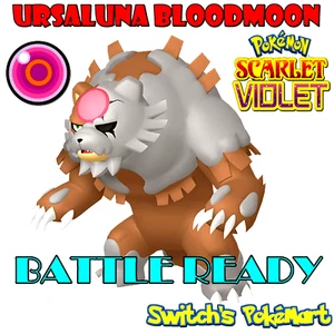 ✨ URSALUNA BLOODMOON BATTLE READY 0 SPEED IV QUITE POKEMON SCARLET VIOLET ✨ - Picture 1 of 2