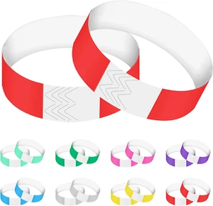 Yeestone Einlassbänder, 160 Stück Festival Armbänder, Wasserfeste Party Bändchen - Bild 1 von 12