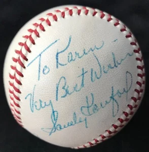 Sandy Koufax "Vintage 1960 Auto" Signed Reach Baseball Autographed Ball PSA Rare - Picture 1 of 7
