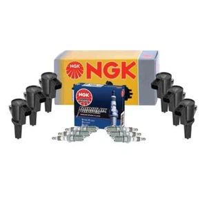 NGK 6 Ignition Coils and 6 Iridium IX Spark Plugs Kit For Jaguar Lincoln V6 - Picture 1 of 1
