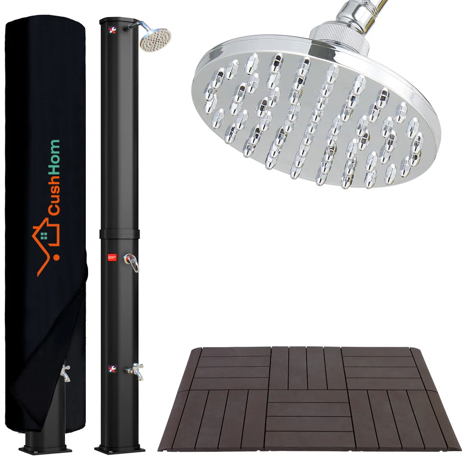 Solardusche 60L Solar Gartendusche Pooldusche Regendusche Außendusche - Bild 1 von 4