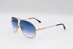 Tom Ford TF450 28P Cliff Pilotenbrille blaue Gläser - Bild 1 von 11