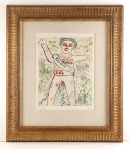 Enrico Baj Signed/Numbered Print "Jambes des Bois" from "Dames et Generaux" 1964 - Picture 1 of 9