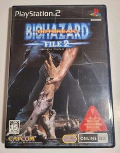 BioHazard Resident Evil Outbreak FILE 2 (Sony PS2) Japanese Import - Complete - Picture 1 of 4