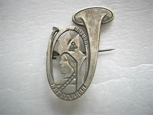 ANCIEN INSIGNE 15° BCA (Bataillon de Chasseurs Alpins) VARIANTE SANS CHIFFRE - Picture 1 of 2