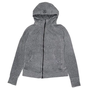 Lululemon Scuba Hoodie White Black Speckled Splatter Light Size 10 - Picture 1 of 8