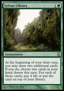 MTG English Sylvan Library NM Foil Commander's Arsenal - Picture 1 of 1