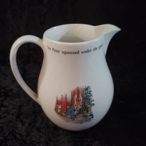 Rare Vintage 24 Oz Pitcher Jug Peter Rabbit by Wedgewood F - Picture 1 of 6