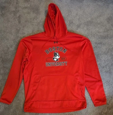 Boston University - Sudadera con Capucha Campeón Rojo - Under Armour - Talla XL Foto 1 de 3