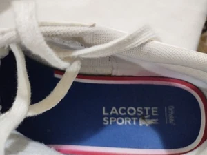 Lacoste Europa TRI1 Tricolore Men's Sneaker White 7-30SPM000821G Size 8.5 - Picture 1 of 7