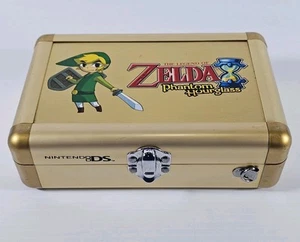 Nintendo The Legend Of Zelda Phantom Hourglass Gold Aluminium DS Case No Strap - Picture 1 of 11