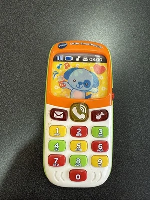 Vtech Little Smart Phone Talking Singing Play Pretend Electronic Phone Toy works - Image 1 of 4