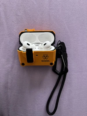 Apple AirPods Pro 2 with MagSafe Case + Hard Case – Used, Excellent Condition - Image 1 of 4