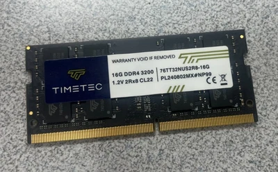 Timetec 16GB DDR4 3200 76TT32NUS2R8-16G laptop memory, ship today - Image 1 of 2