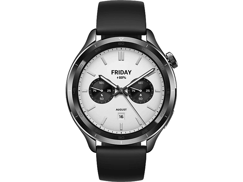 XIAOMI Watch S4 Smartwatch Aluminium mit Titanlegierung Silikon, 22 mm, Black - Bild 1 von 1