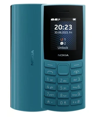 Nokia 105 4G (2023) GSM ONLY Volte Doble SIM Desbloqueado Teléfono Móvil Azul - Nuevo Foto 1 de 4