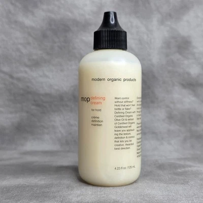 fregona productos orgánicos modernos CREMA DEFINIDORA para sostener 4,23 fl oz descontinuada RARA Foto 1 de 4