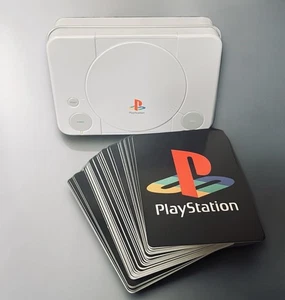 Sony PlayStation PS1 Tin With Deck Of Playing Cards Novelty Gift Complete - Picture 1 of 6