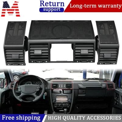 3pcs For Benz G-Class W463 G550 G55 AMG Dashboard Speaker Air Vent Grille Cover - Image 1 of 4