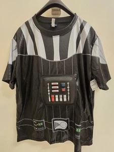 Star Wars - Darth Vader Shirt Adult L/XL Halloween Costume Dress Up - Picture 1 of 3