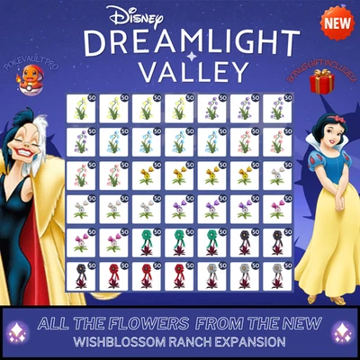 🔥 DDV NEW Wishblossom Ranch Expansion – All Flowers (Complete Set) + Bonus Gift - Image 1 of 4