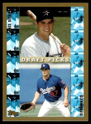 1998 Topps Lance Berkman / Glenn Davis #246 DPK - Image 1 of 2