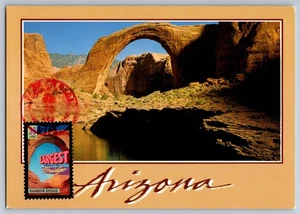 #4060 Wonders of America Longest Natural Bridge Rainbow Bridge Maxi Card - Picture 1 of 2