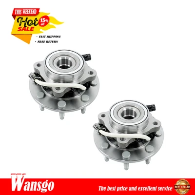 2× For Chevy Silverado GMC Sierra 2500 HD Front Wheel Bearing Hub Assembly 4WD - Изображение 1 из 4