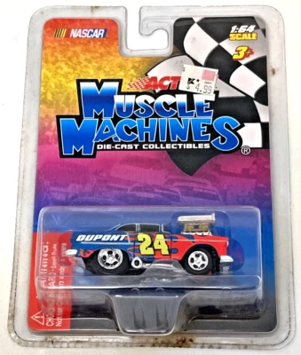 Action Muscle Machines Jeff Gordon #24 DuPont '55 Chevrolet Bel Air Nascar Foto 1 de 3