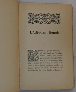 Marcel Prévost. Der Adjutant Benedikt, Roman 1916 - Bild 1 von 4