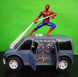 Marvel Spider-Man Hero Rider Van Electronic Motorized Drive Sounds Works - Picture 1 of 6