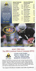 Special Operations Warrior Foundation 1999 NFL Pro Sched folded
