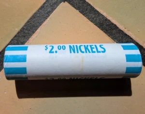 2009 P Nickel Rolls - 1 Uncirculated BU Bank Roll - Low Mintage Year - Free Ship - Picture 1 of 3