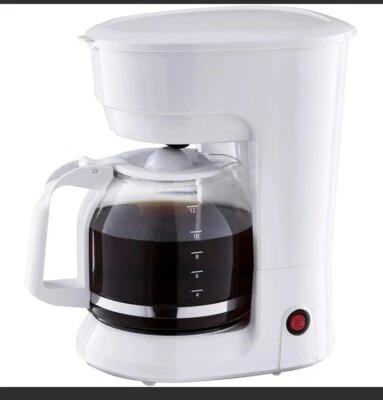 Cafetera Mainstays 12 tazas - blanca nueva  Foto 1 de 4