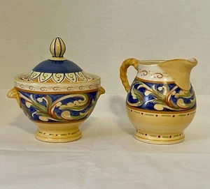 Villa Della Luna by PFALTZGRAFF Creamer & Sugar Bowl with Lid - Picture 1 of 13