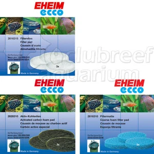 Almohadilla de filtro de carbono grueso fino Eheim Easy Ecco 2232/2234/2236 Pro 130/200/300 - Imagen 1 de 6