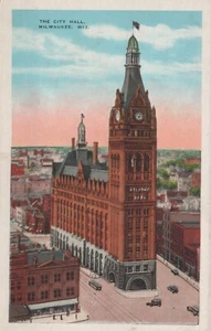 The City Hall - Milwaukee, Wisconsin - unbespielte Litho - Bild 1 von 3